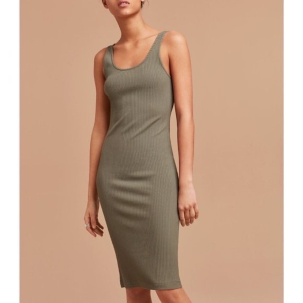 ARITZIA Wilfred Free Murdock Dress Size Small Dry basil Sage